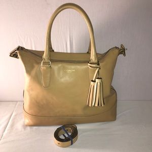 Coach Leather Rory Satchel
